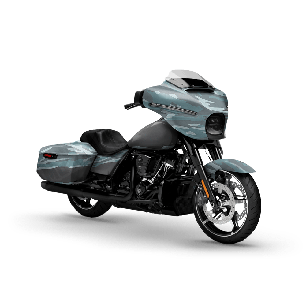 Vietnam Tiger Stripe Overcast Motorcycle Camo Vinyl Wrap