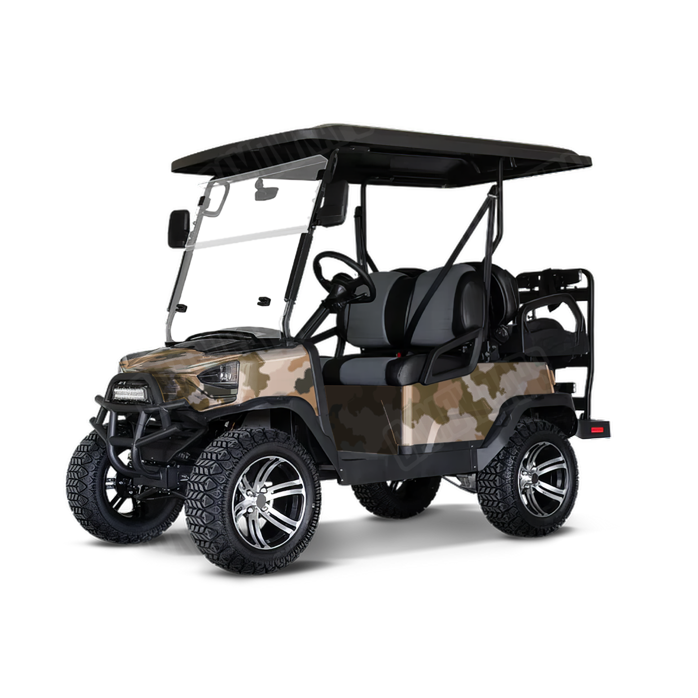 Nemesis Desert Scorpion Golf Cart Camo Vinyl Wrap