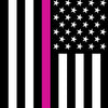 Patriotic Pink American Flag Tailgate Vinyl Wrap