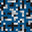 Pixel Blue Tiger
