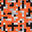 Pixel Orange Tiger