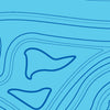 Topographic Blue Camo ATV Vinyl Wrap