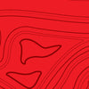 Topographic Red Camo ATV Vinyl Wrap