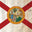US States Florida Distressed Flag