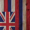 US States Hawaii Distressed Flag Cornhole Vinyl Wrap