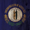 US States Kentucky Distressed Flag Cornhole Vinyl Wrap