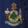 US States Maine Distressed Flag