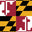 US States Maryland Flag