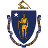 US States Massachusetts Flag Cornhole Vinyl Wrap