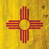 US States New Mexico Distressed Flag Cornhole Vinyl Wrap