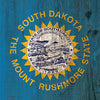 US States South Dakota Distressed Flag Cornhole Vinyl Wrap