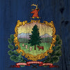 US States Vermont Distressed Flag Cornhole Vinyl Wrap