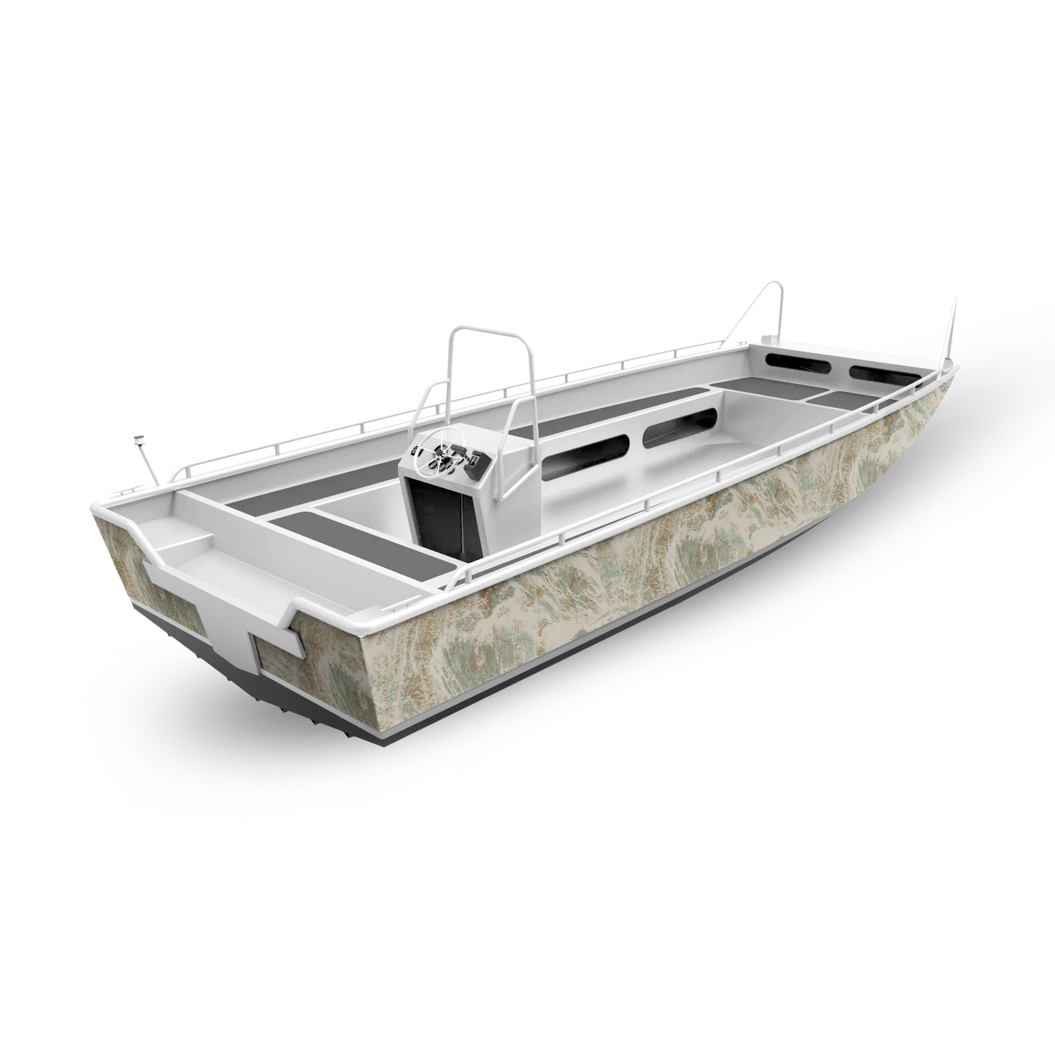 Realtree Aspect Keywest Fishing Boat Vinyl Wrap