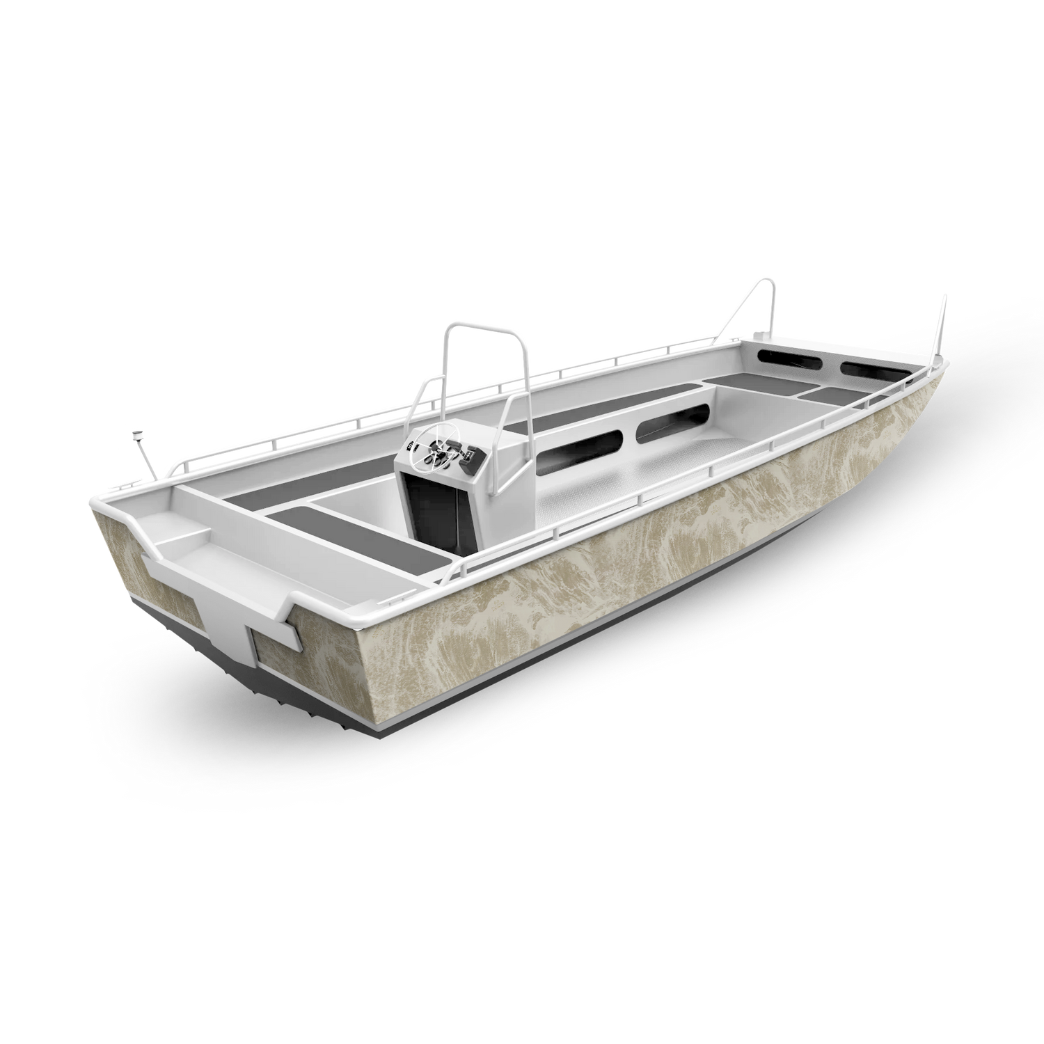 Realtree Aspect Sandbar Fishing Boat Vinyl Wrap