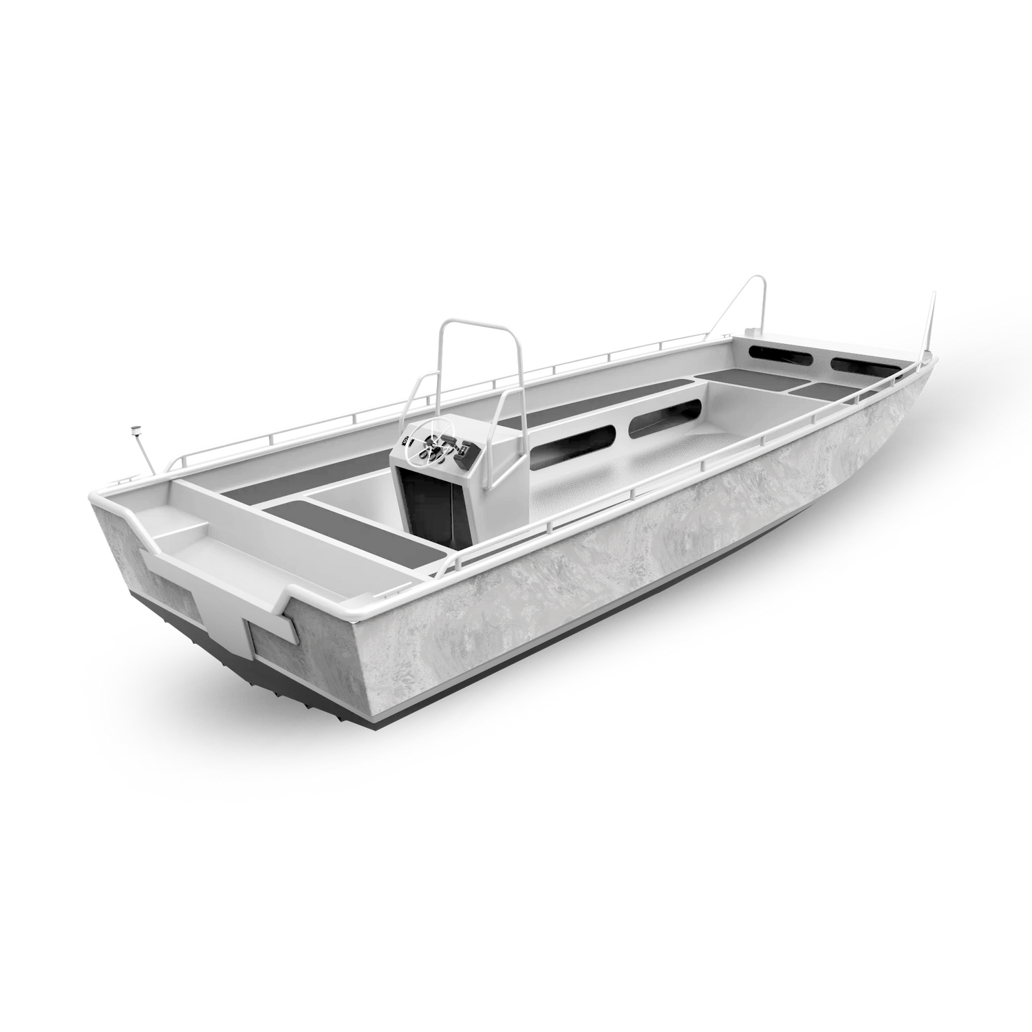 Realtree Aspect White Out Fishing Boat Vinyl Wrap
