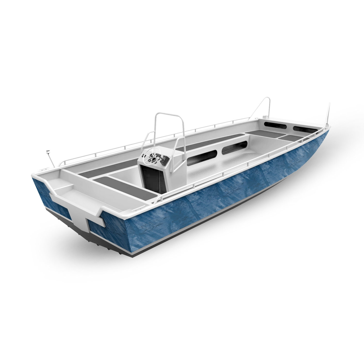 Realtree Fishing Blue | Fishing Boat Vinyl Wrap