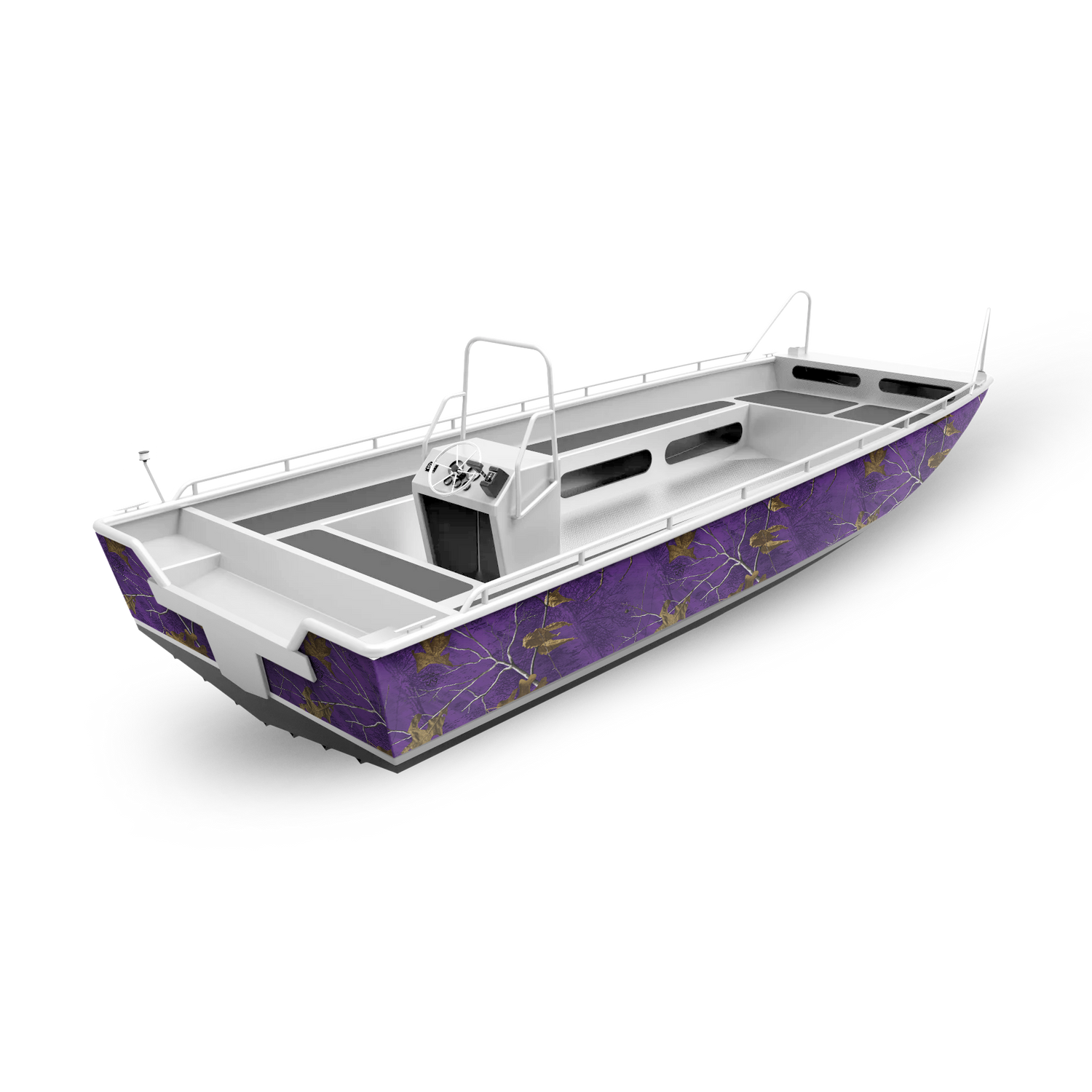 Realtree XTRA Colors Purple Fishing Boat Vinyl Wrap