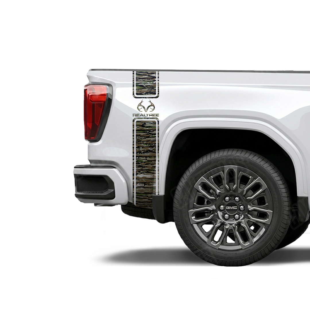 Realtree Nature Timber Full-Print Sticker Rear Quarter Panel