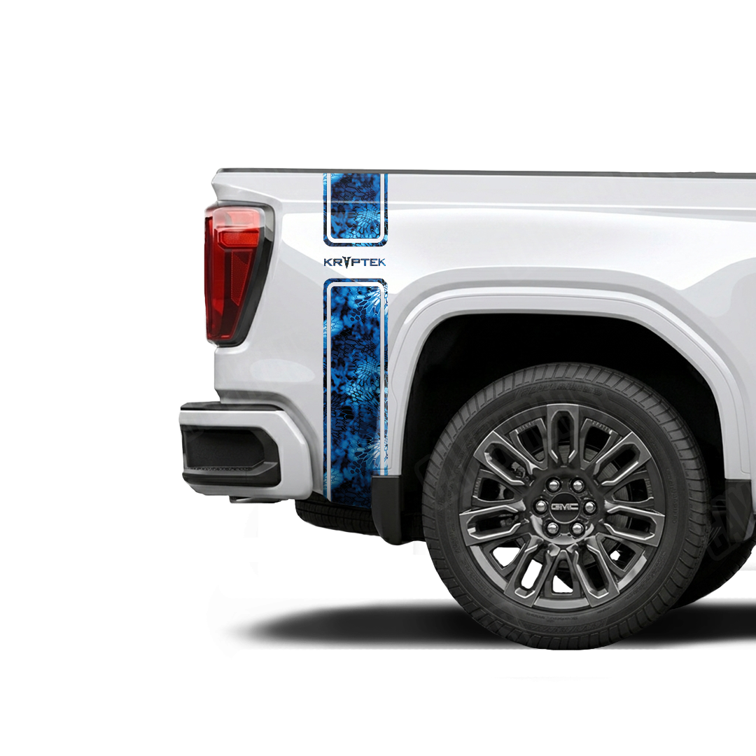 Kryptek Thermal Full-Print Sticker Rear Quarter Panel