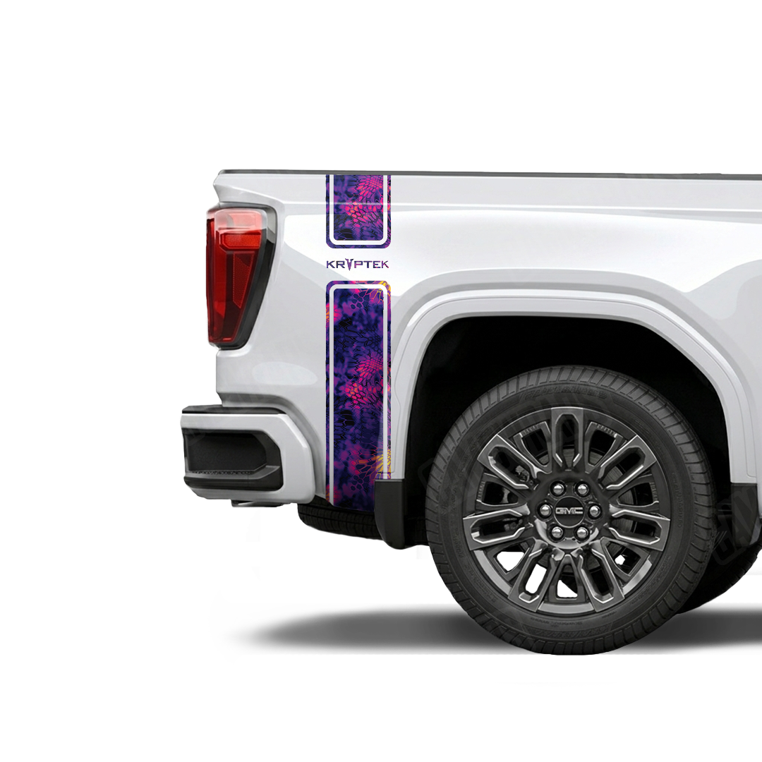 Kryptek Nomad Full-Print Sticker Rear Quarter Panel