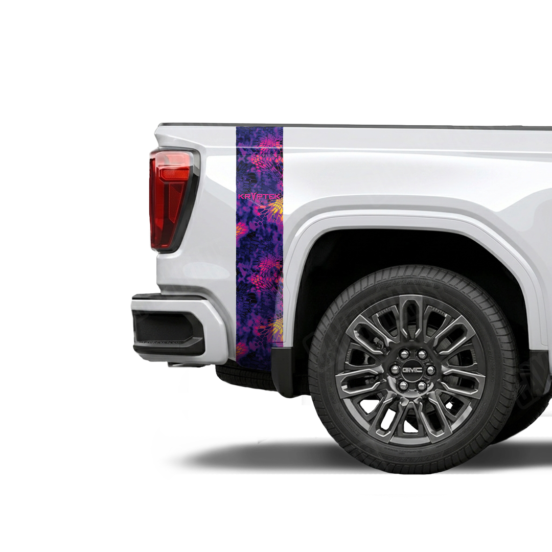 Kryptek Infrared Contour-Cut Decal Rear Quarter Panel