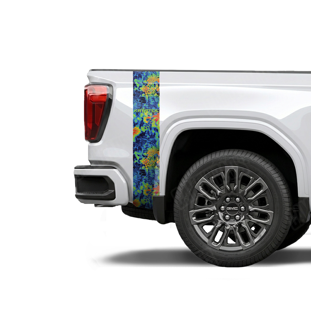 Kryptek Thermal Contour-Cut Decal Rear Quarter Panel