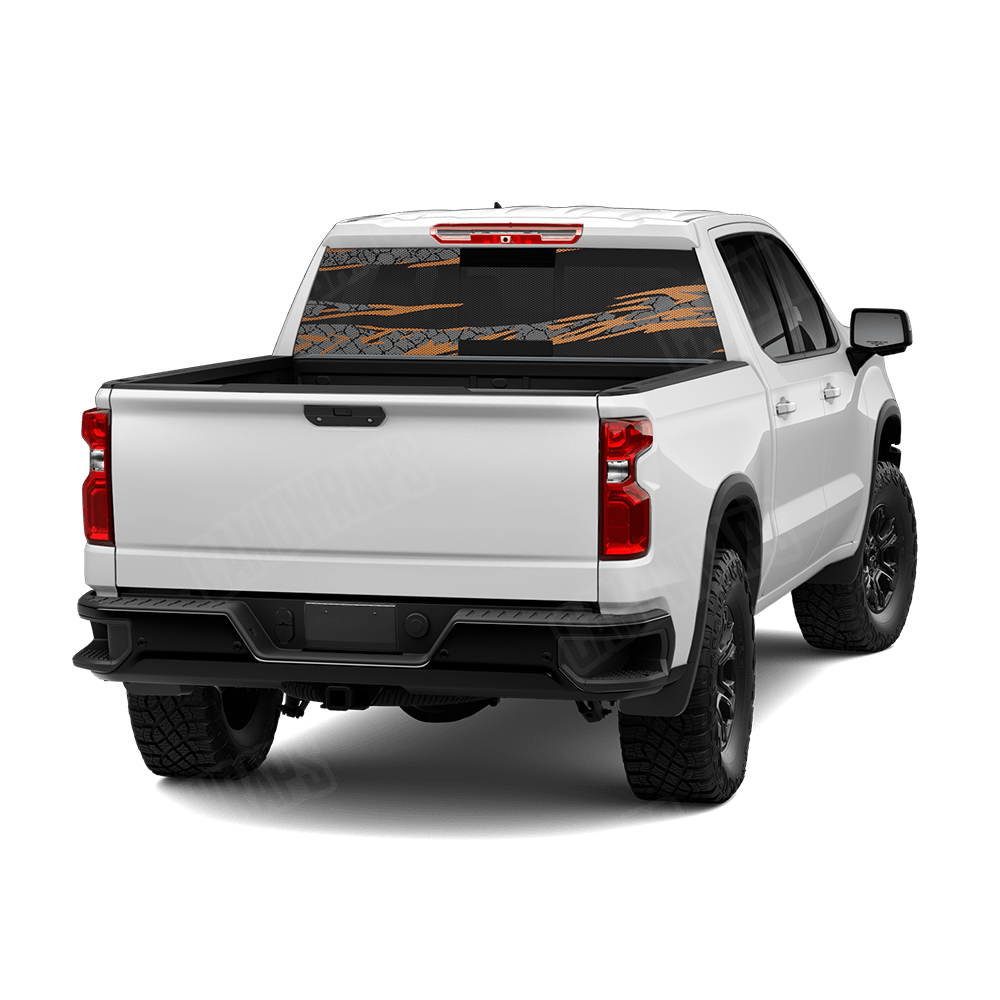 Dragonbreath Orange Rear Window Graphics