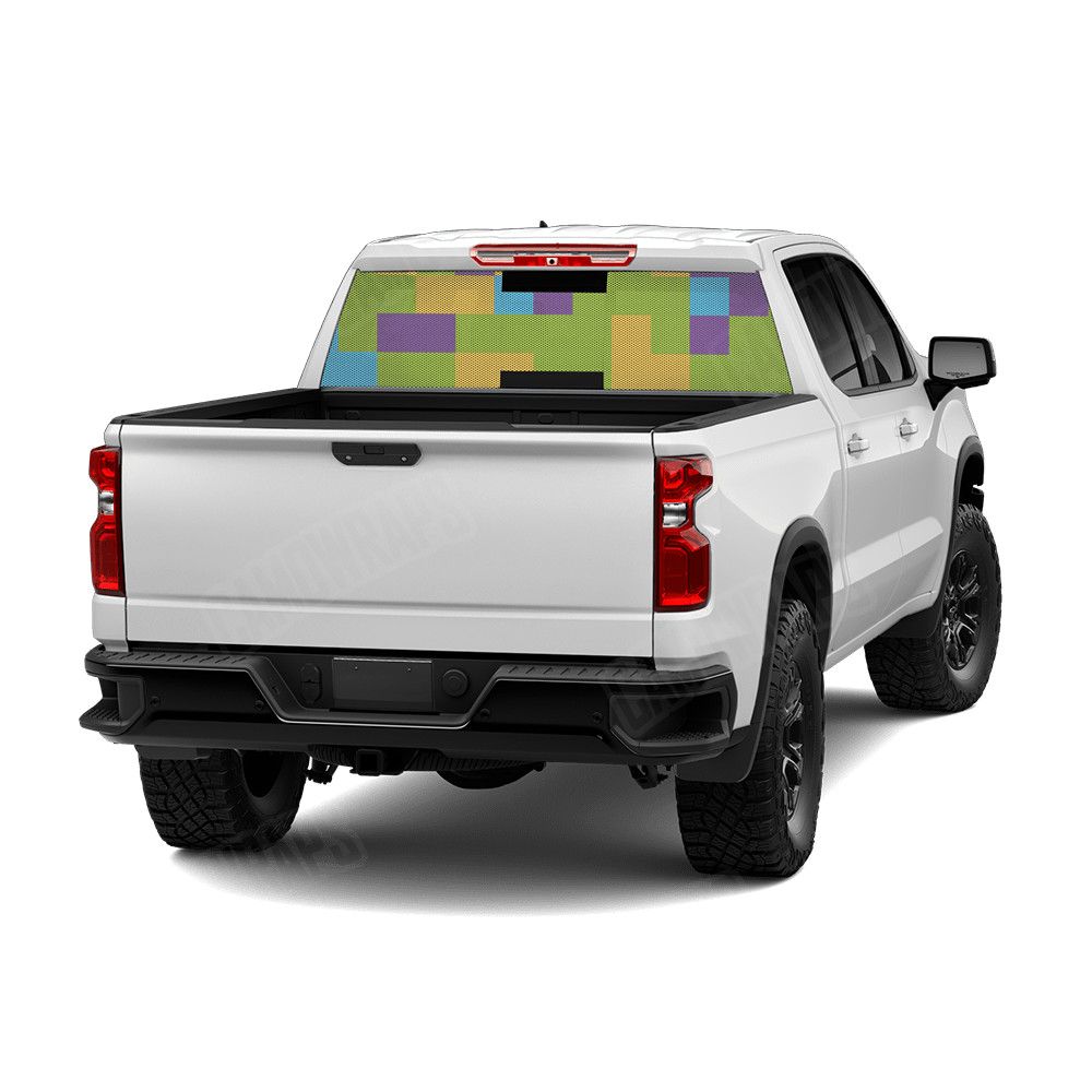 Pixel Carnival Rear Window Graphics