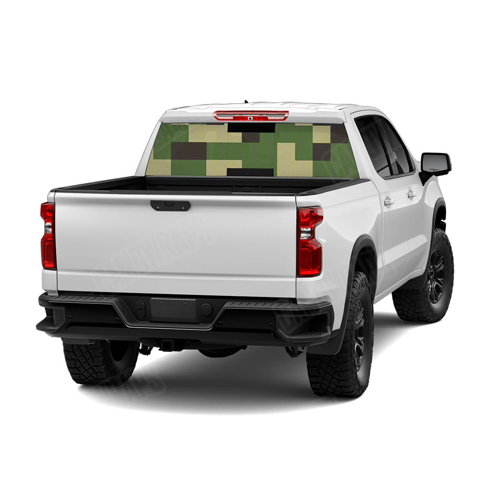 Pixel Jungle Rear Window Graphics