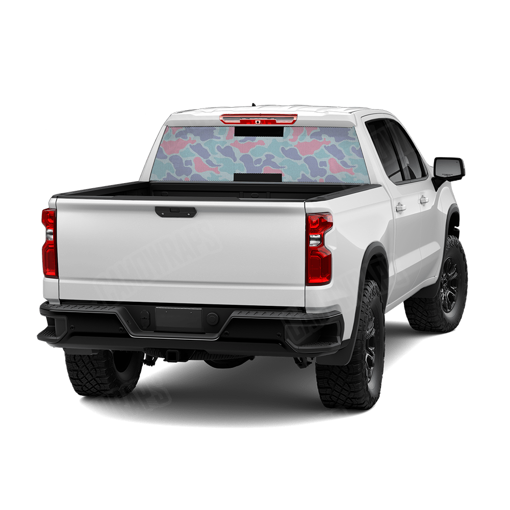 Old School Duck Cotton Candy Rear Window Graphics