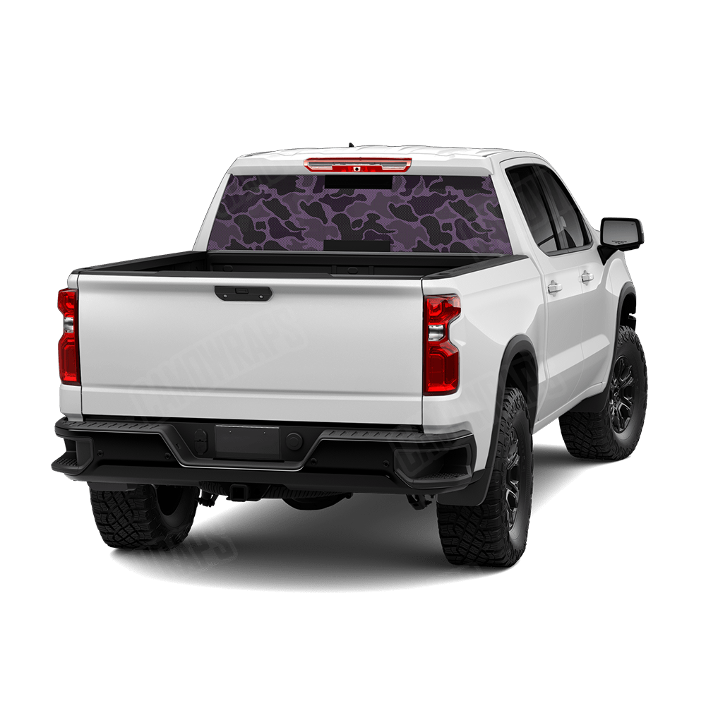 Old School Duck Darkwing Rear Window Graphics
