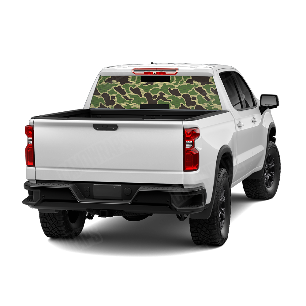 Old School Duck Jungle Rear Window Graphics