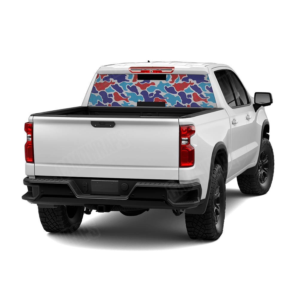 Old School Duck M Series Rear Window Graphics