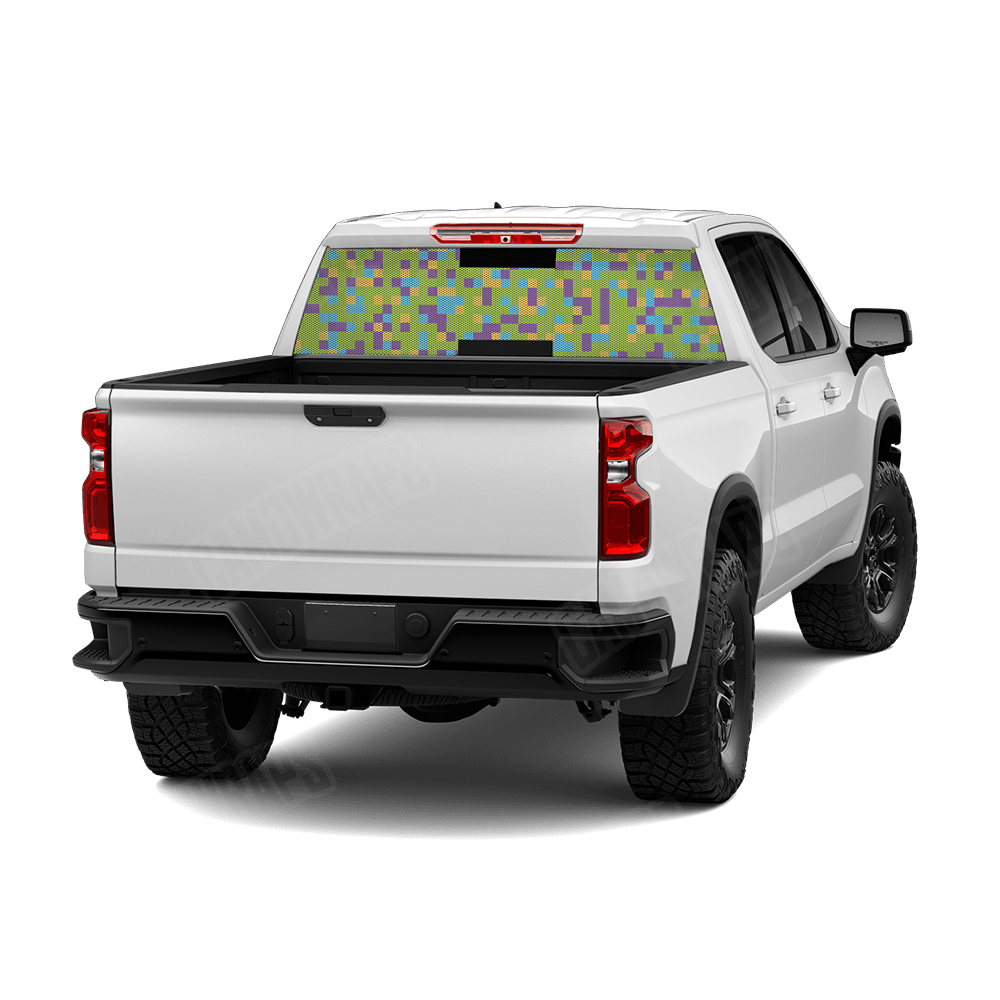 Pixel Carnival Rear Window Graphics