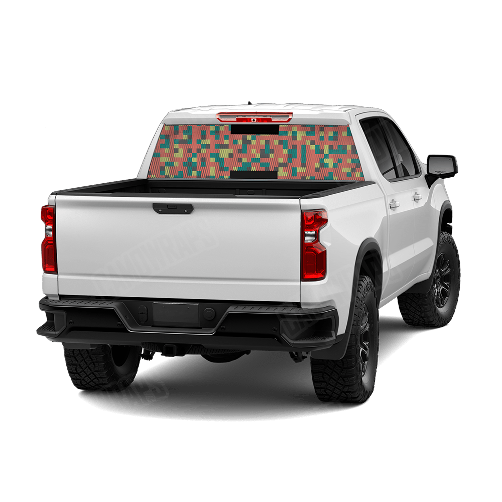 Pixel Fiesta Rear Window Graphics
