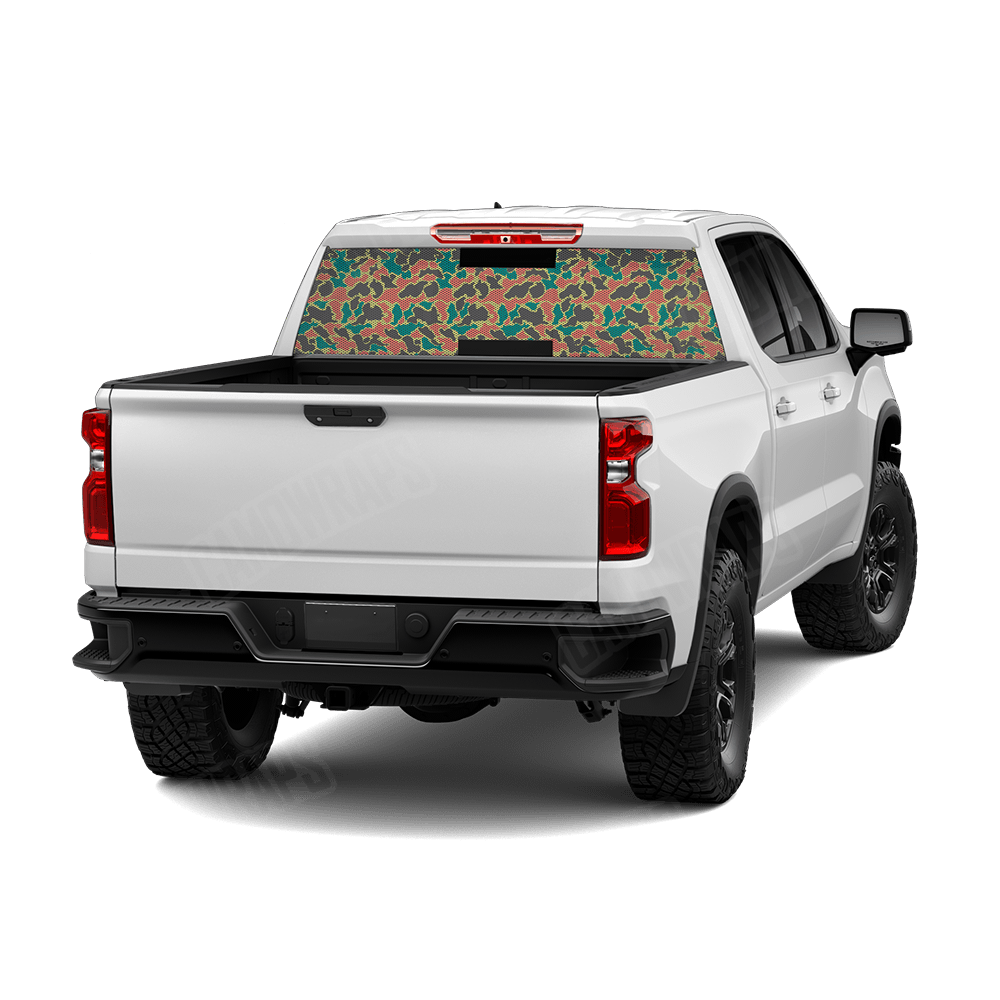 Old School Duck Fiesta Rear Window Graphics