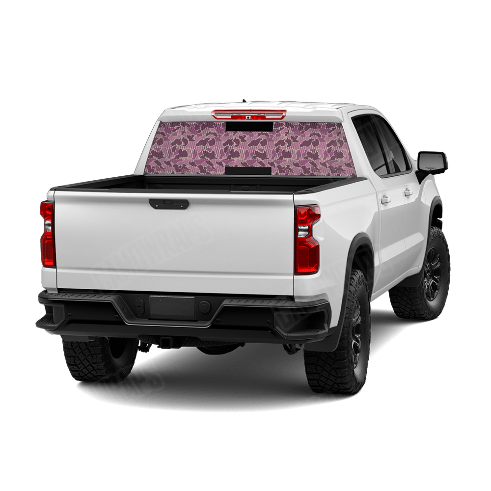 Old School Duck Floral Rear Window Graphics