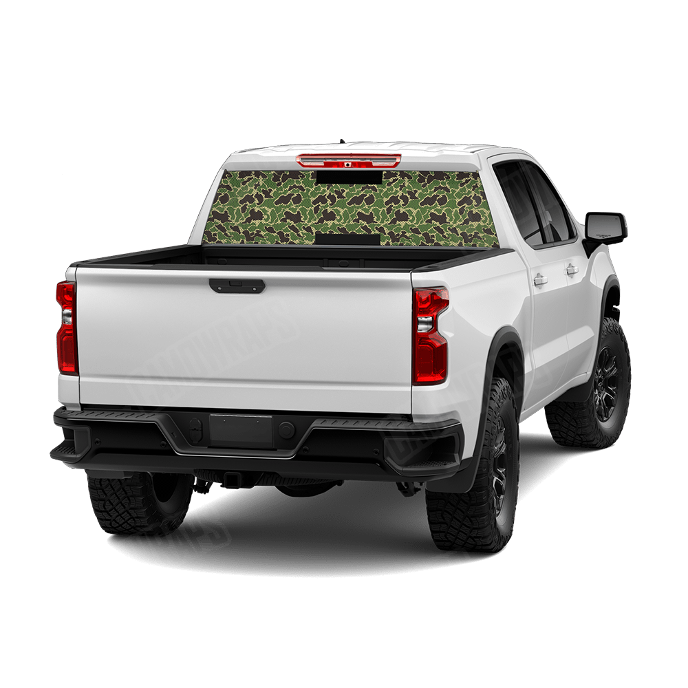 Old School Duck Jungle Rear Window Graphics