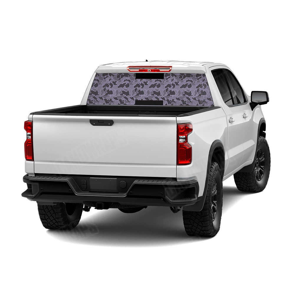 Old School Duck Lilac Rear Window Graphics