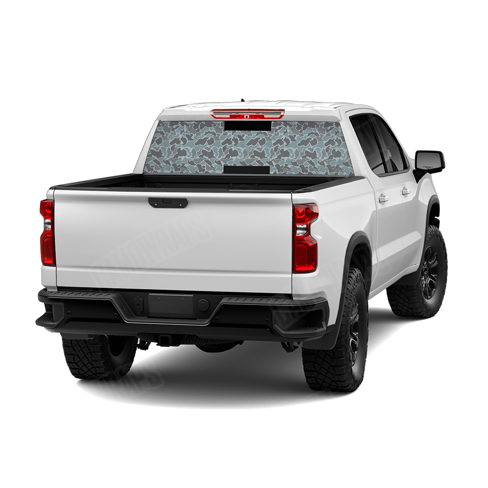 Old School Duck Overcast Rear Window Graphics