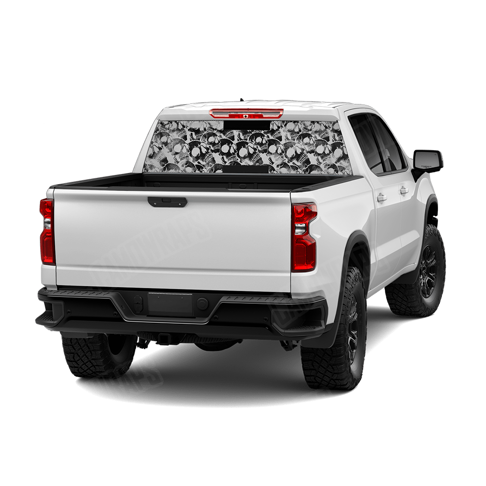 Skull X Ray Rear Window Graphics