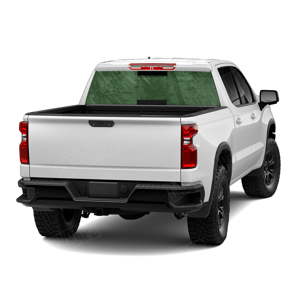 Realtree Fishing Green Rear Window Graphic