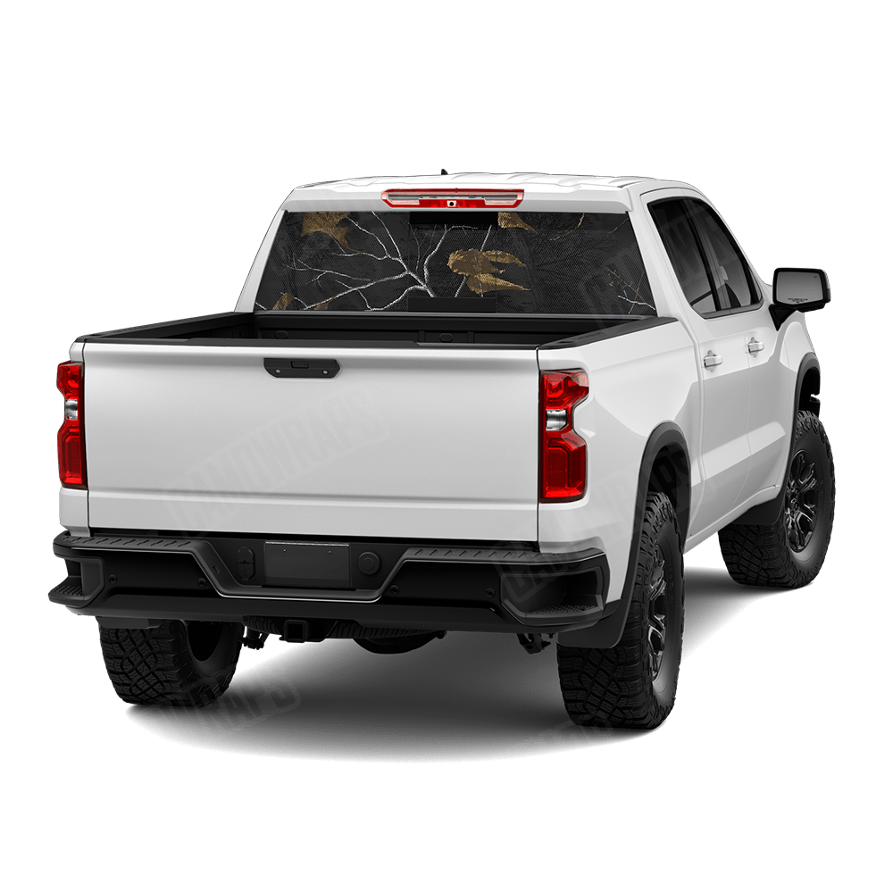 Realtree XTRA Colors Black Rear Window Graphic