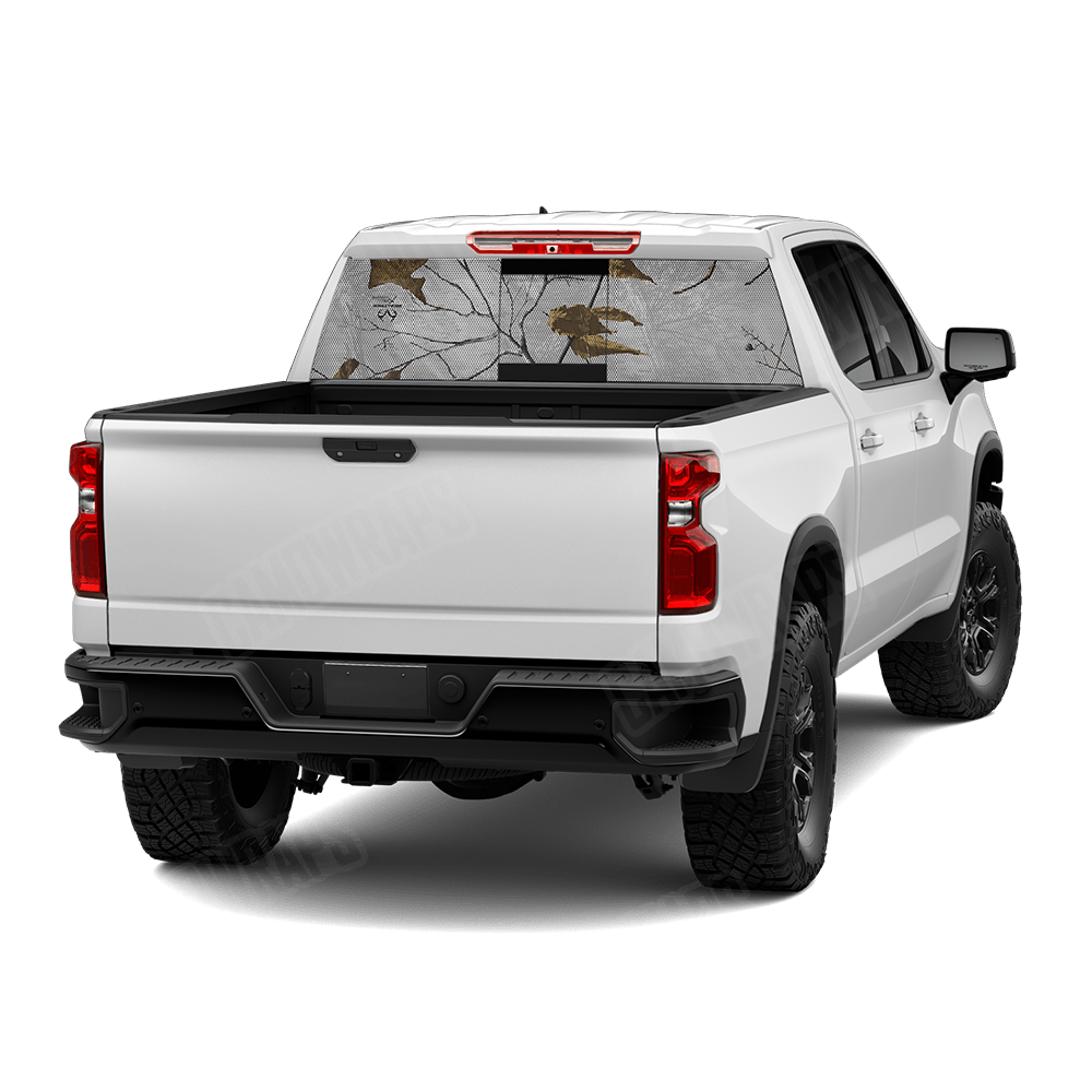 Realtree XTRA Colors Snow Rear Window Graphic