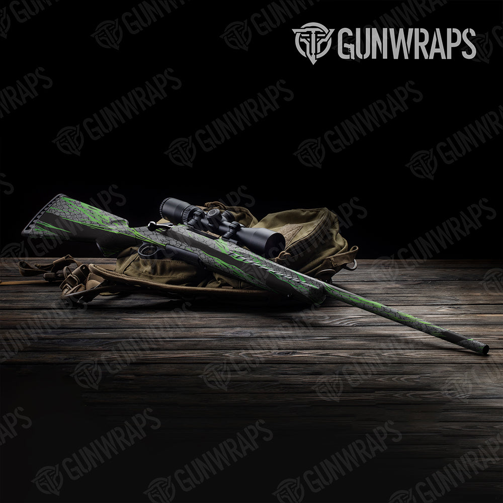 Dragonbreath Green Rifle Gun Skin Vinyl Wraps