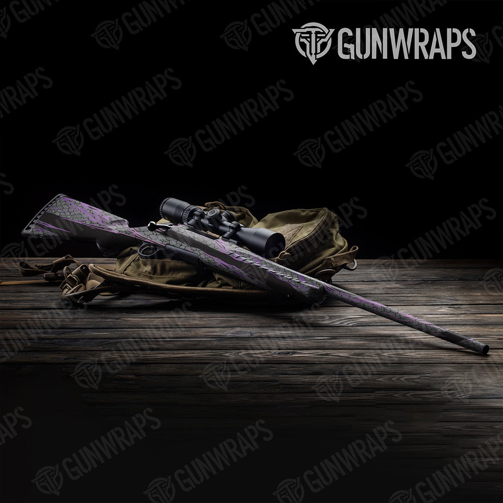 Dragonbreath Purple Rifle Gun Skin Vinyl Wraps