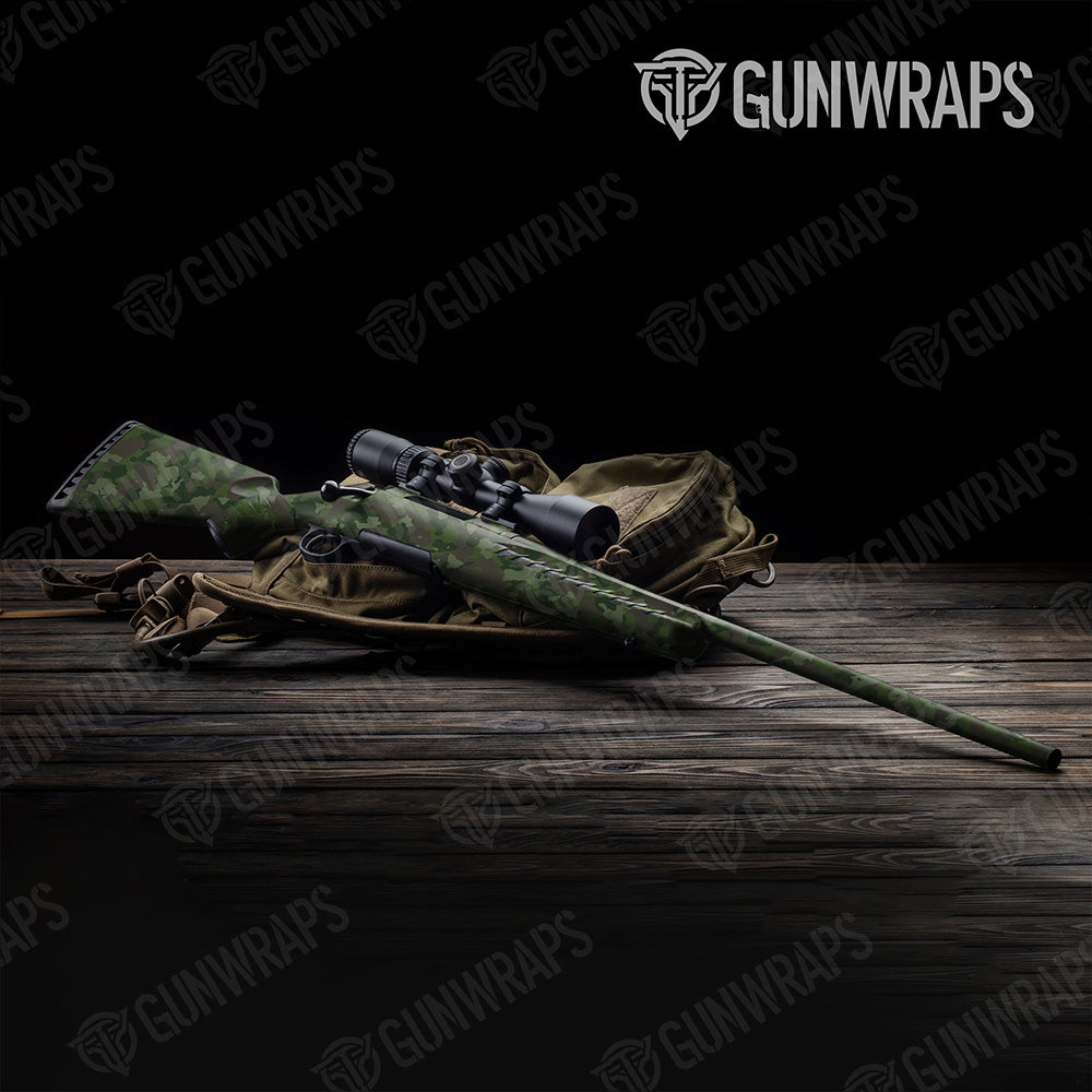 Rifle Cumulus Army Dark Green Camo Gun Skin Vinyl Wrap