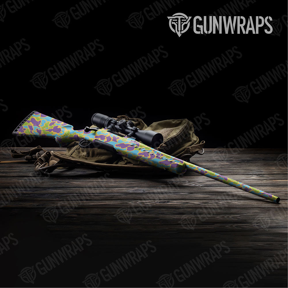 Old School Duck Carnival Rifle Gun Skin Vinyl Wraps