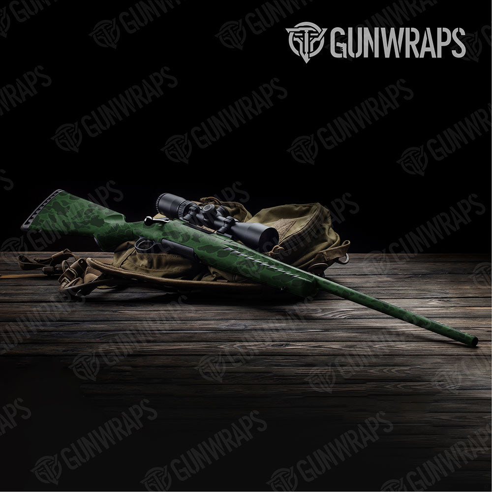 Old School Duck Elite Green Rifle Gun Skin Vinyl Wraps