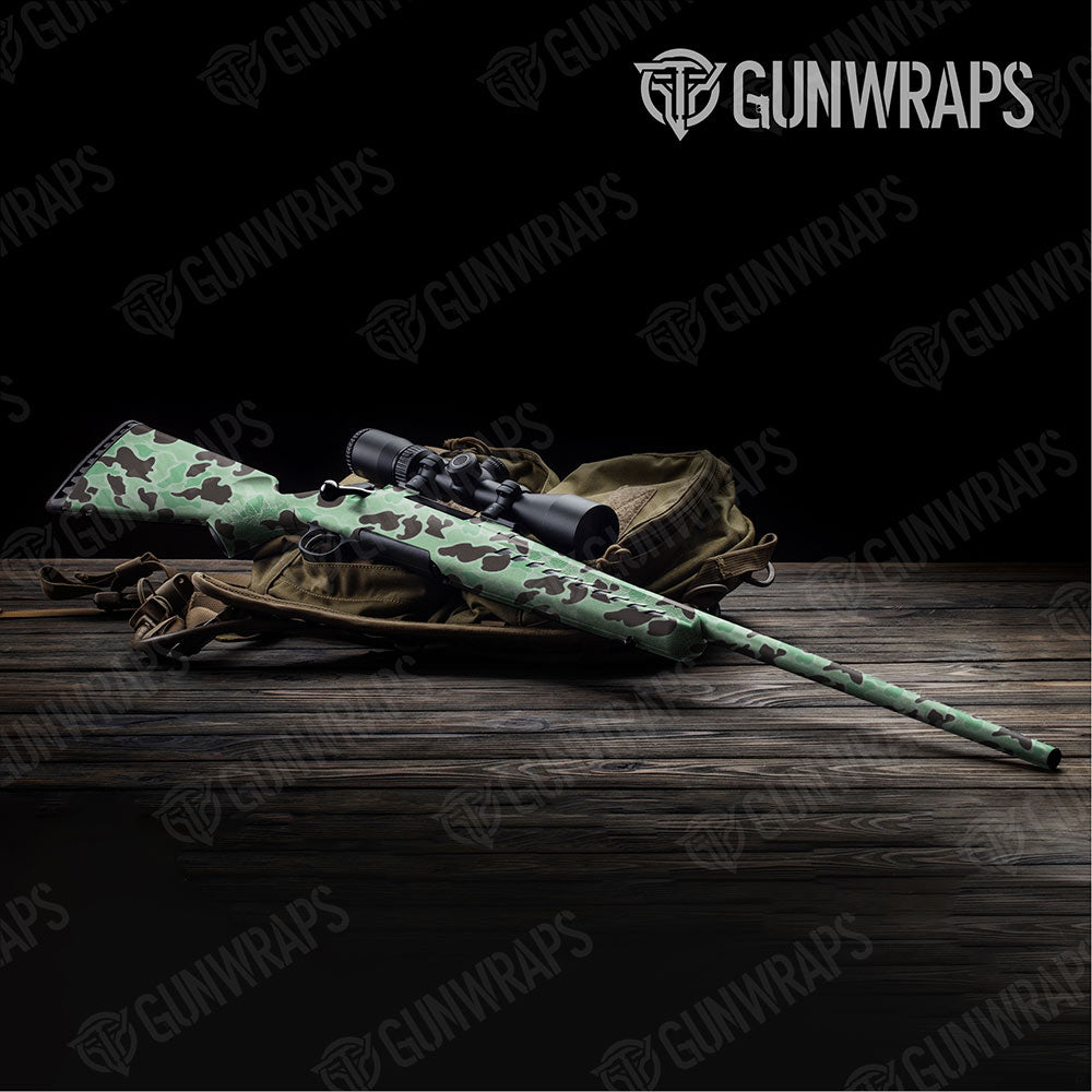 Old School Duck Mint Chocolate Chip Rifle Gun Skin Vinyl Wraps